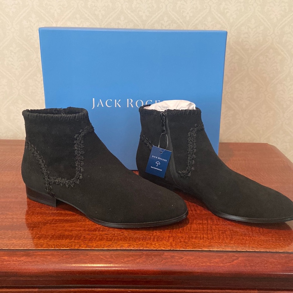 Jack Rogers Gemma Suede Waterproof Bootie